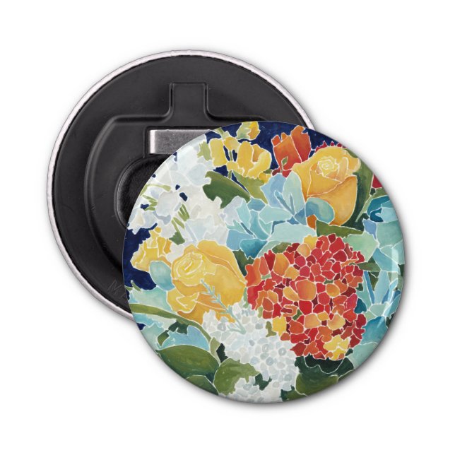 Midnight Florals II Bottle Opener (Front)