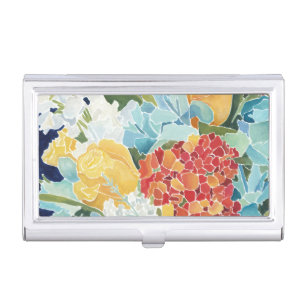 Midnight Florals II Business Card Case