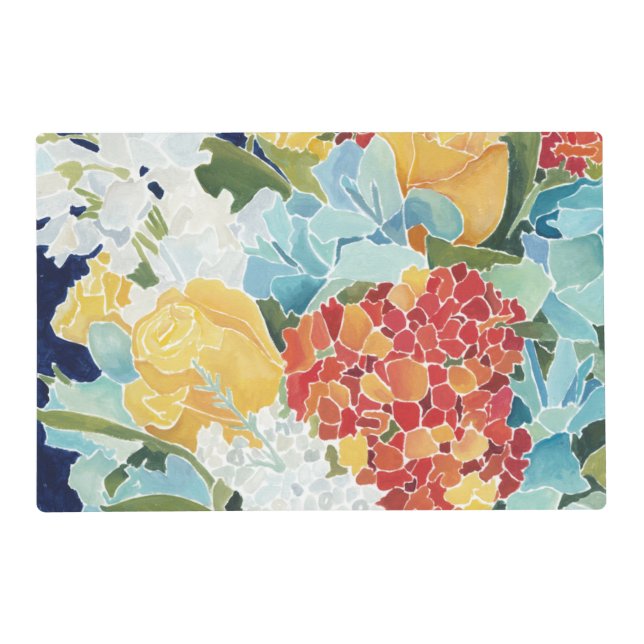 Midnight Florals II Placemat (Front)