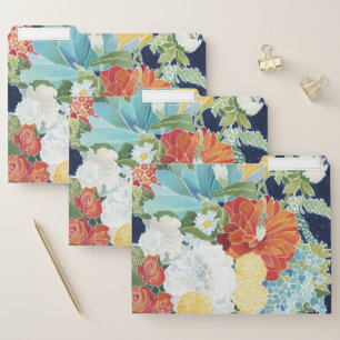 Midnight Florals III File Folder