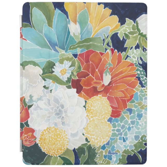 Midnight Florals III iPad Smart Cover (Front)