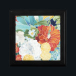 Midnight Florals III Keepsake Box<br><div class="desc">Floral</div>