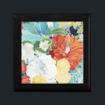 Midnight Florals III Keepsake Box<br><div class="desc">Floral</div>