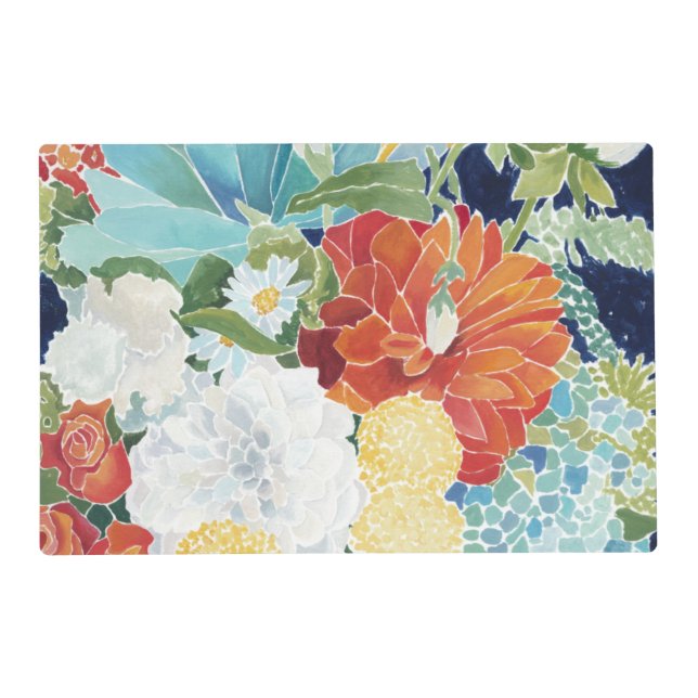 Midnight Florals III Placemat (Front)