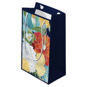 Midnight Florals III Small Gift Bag