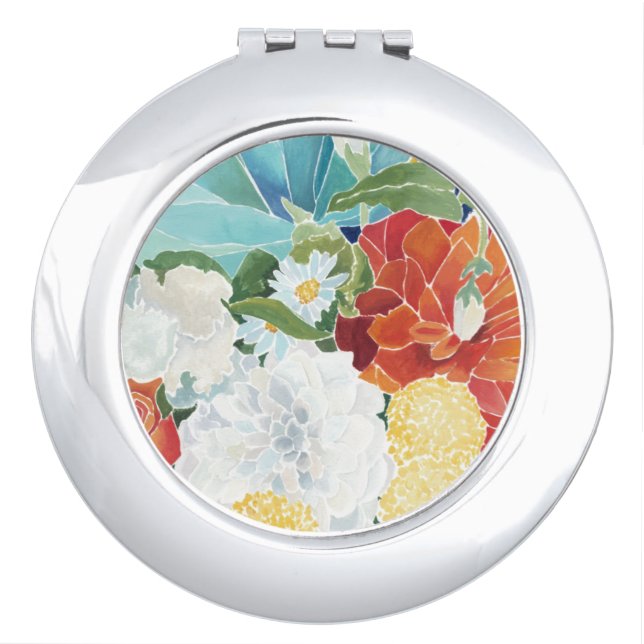 Midnight Florals III Vanity Mirror (Front)