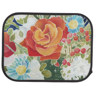 Midnight Florals IV Car Mat