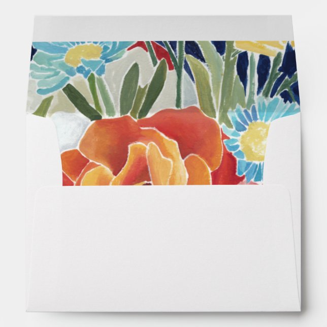 Midnight Florals IV Envelope (Back (Bottom))