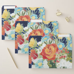 Midnight Florals IV File Folder