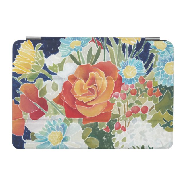 Midnight Florals IV iPad Mini Cover (Horizontal)