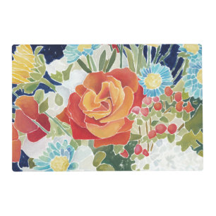 Midnight Florals IV Placemat