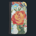 Midnight Florals IV Wallet Phone Case For Samsung Galaxy S4<br><div class="desc">Floral</div>