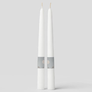 Midnight flower funeral memorial taper candle