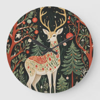 Midnight Forest Christmas Deer