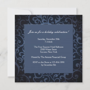 Midnight Formal Party Invitation
