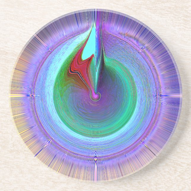 Midnight Fountain Coaster (Front)