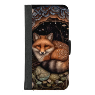 Midnight Fox Wallet Case