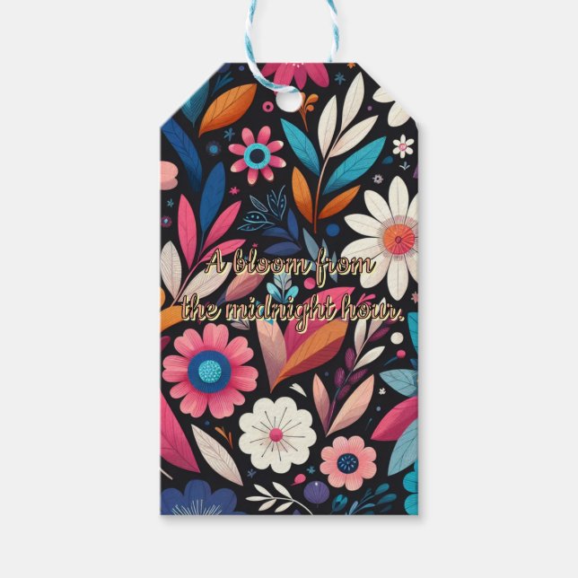 Midnight Garden  Gift Tags (Front)