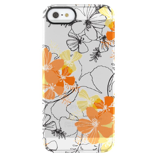 Midnight Garden Hawaiian Hibiscus Uncommon iPhone Case (Back)
