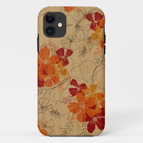 Midnight Garden Hawaiian Surfboard iPhone 5 Cases