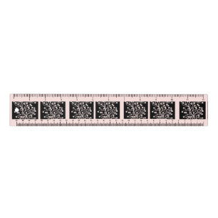 Midnight Garden Line Soft Pink Ruler