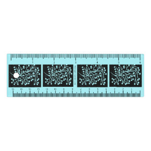 Midnight Garden Line Turquoise Mist Ruler