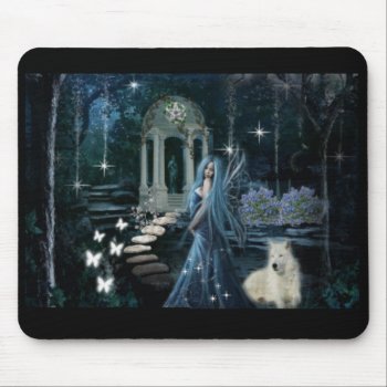 Midnight Garden Mousepad by Bltshw at Zazzle