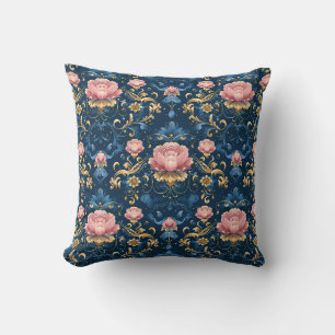 Midnight Garden Royale Princesscore Throw Pillow