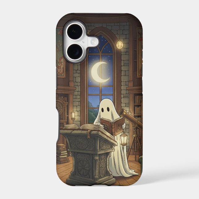 Midnight Ghost Library Case-Mate iPhone Case (Back)