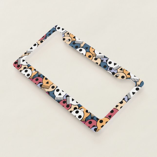 Midnight Ghost License Plate Frame (3/4)