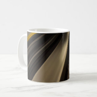 Midnight Gold Streaks Coffee Mug