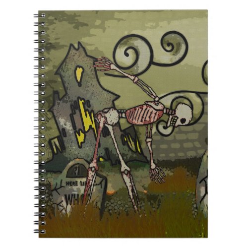 Midnight Graveyard Whimsical JOURNAL