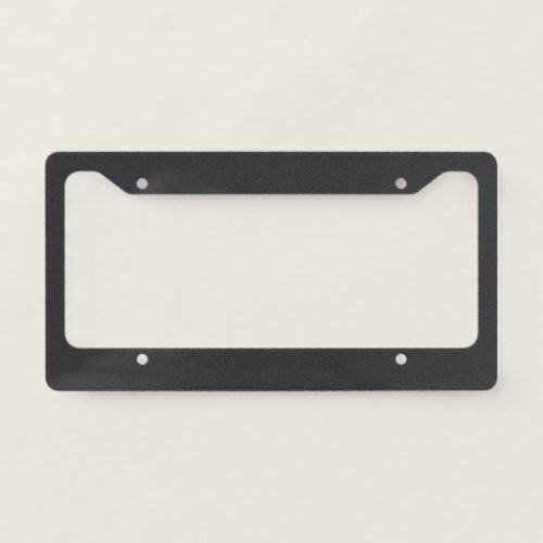 Midnight Gray Solid Color Pairs Black 153_19_00 License Plate Frame