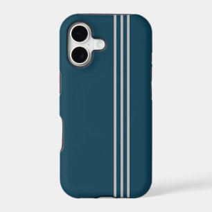 Midnight Green and Silver iPhone 17 Case