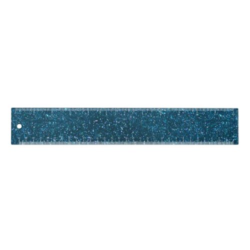 Midnight Green Glitter Ruler