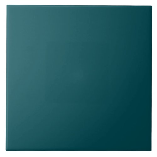 Midnight Green Solid Color Ceramic Tile