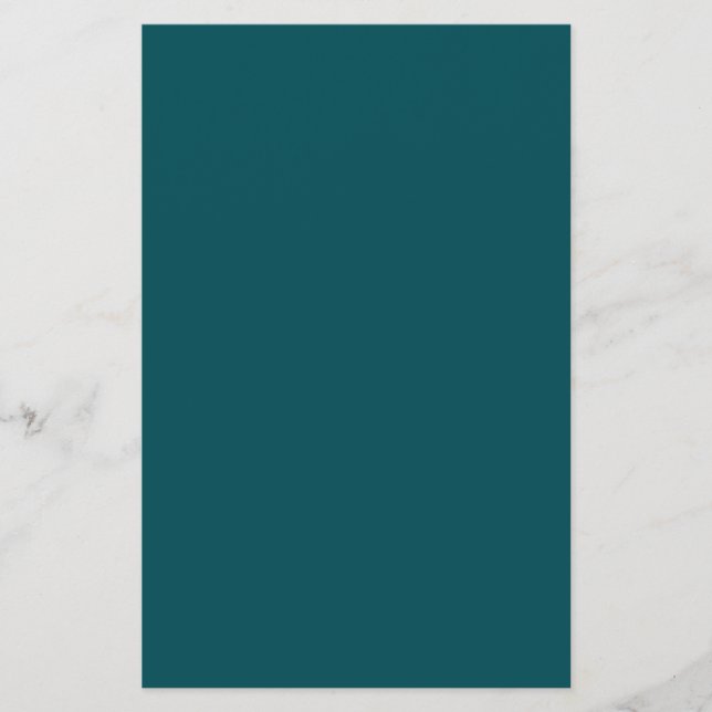 Midnight Green Solid Color Flyer (Front)