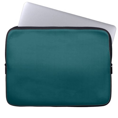 Midnight Green Solid Color Laptop Sleeve