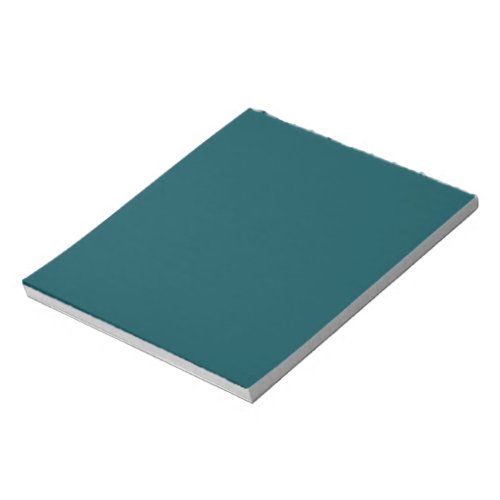 Midnight Green Solid Color Notepad