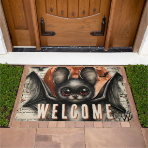 Midnight Greeter – Eyes Beneath the Moon Doormat