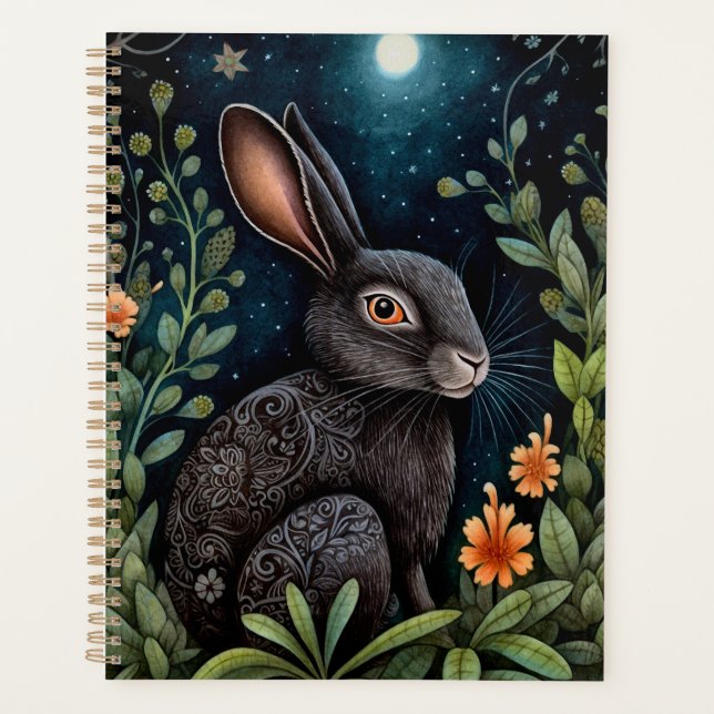 Midnight Hare   Planner (Front)