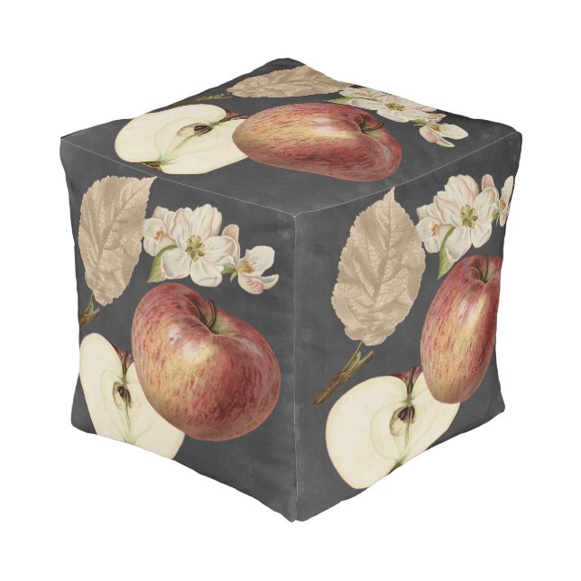 Midnight Harvest II Pouf (Angled Front)