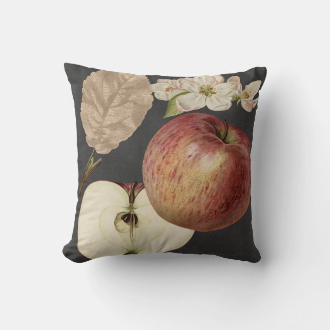 Midnight Harvest II Throw Pillow (Front)