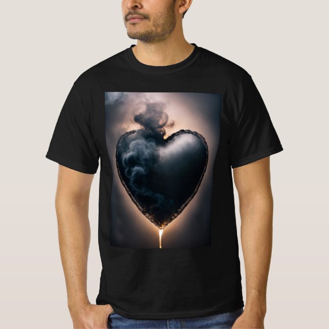 Midnight Heart Mens t-shirt| T-Shirt (Front)