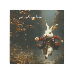 Midnight Heist of the Crimson Heart Metal Print
