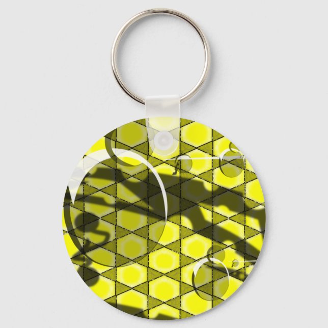 Midnight Honeybee 2.0 Keychain (Front)