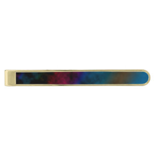 Midnight Horizon Gold Finish Tie Bar