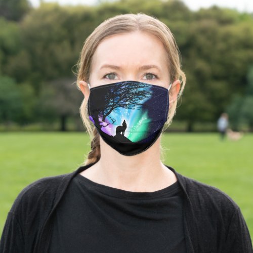 Midnight Howl Adult Cloth Face Mask
