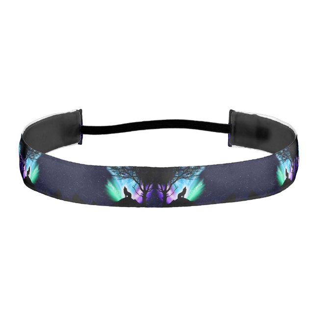 Midnight Howl Athletic Headband (Front)