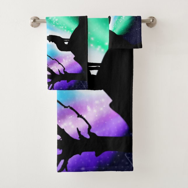 Midnight Howl Bath Towel Set (Insitu)